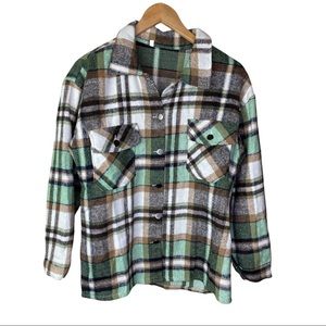 Plaid Shacket—Medium